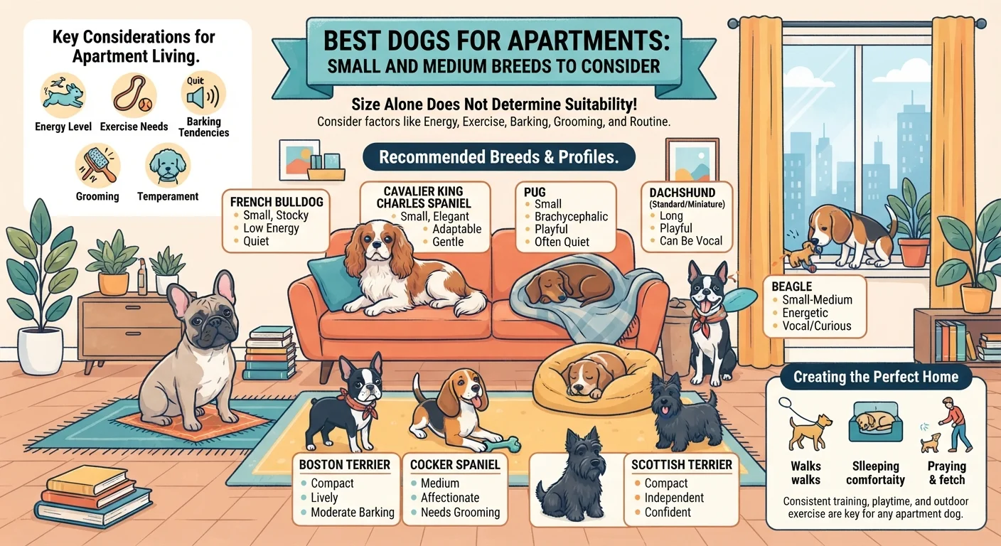 Best Dogs for Apartments Small and Medium Breeds to Consider