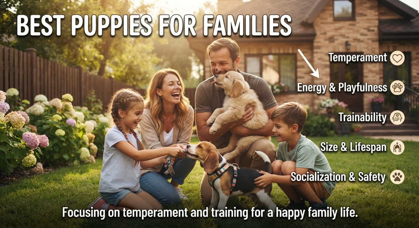 Best Puppies for Families Dog Breeds That Fit Family Life