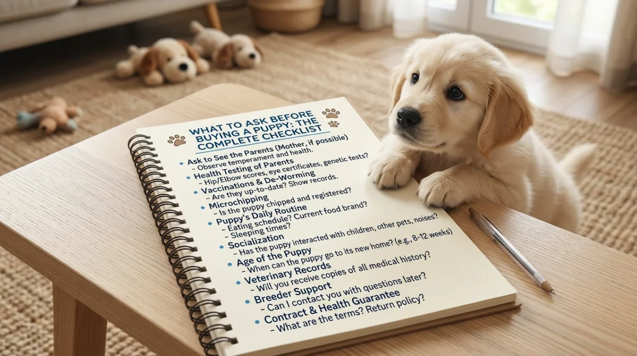 What to Ask Before Buying a Puppy The Complete Checklist